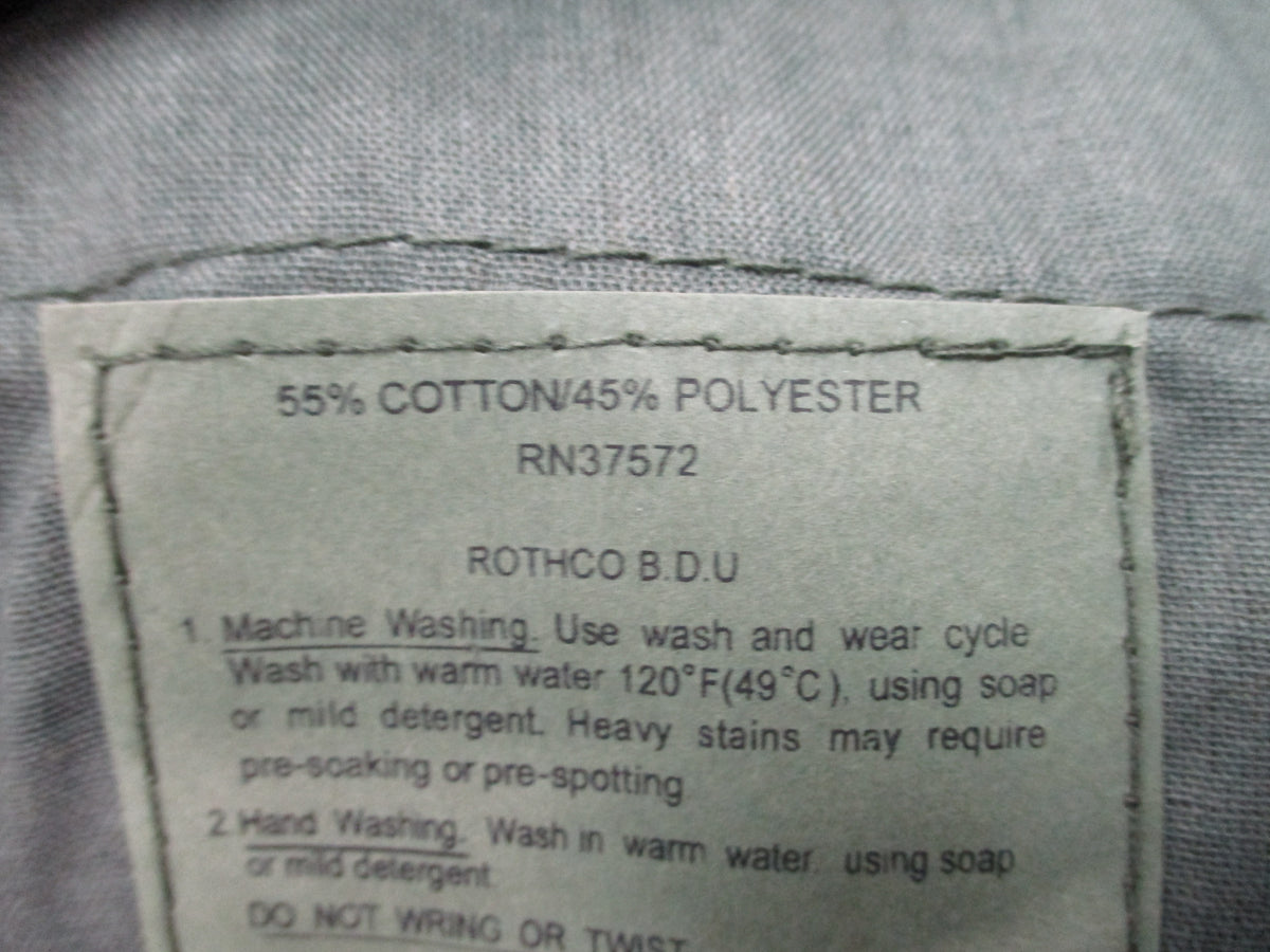Rothco 7838 Olive Drab BDU Cargo Pants Trousers Fatigues Tactical Work NWT