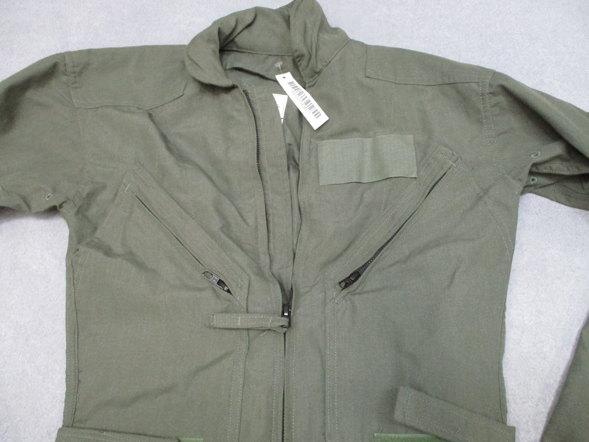 USGI Carter CWU-27/P Flight Suit 32R Sage Green Aramid Flyers Coveralls New