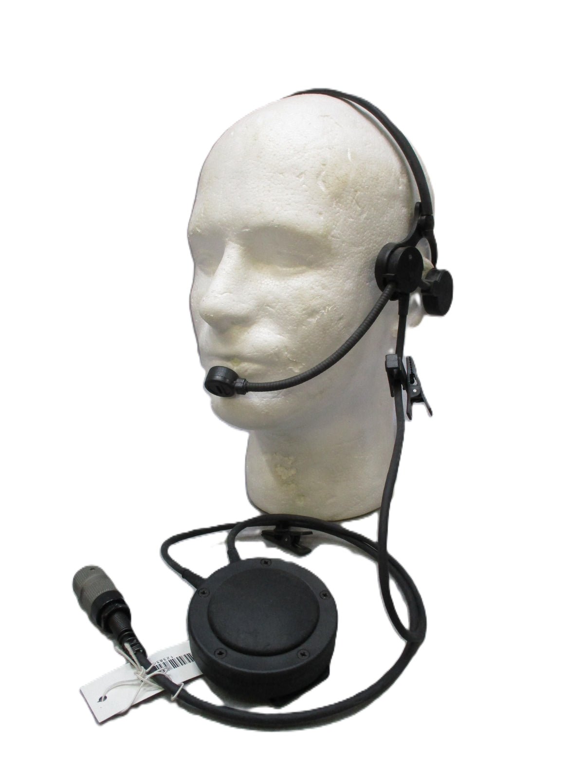 Thales Racal 1600551-2 MBITR Lightweight Radio Headset PTT 6-Pin NOS UK