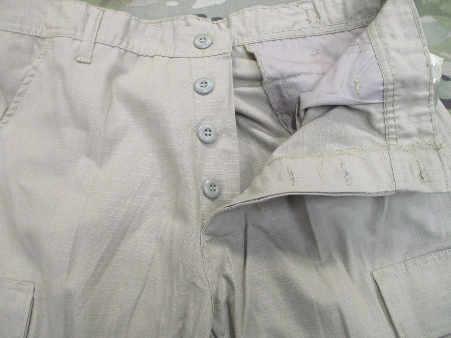 Rothco Khaki BDU Cargo Pants Tactical Work 100% Cotton Ripstop Trousers NWT