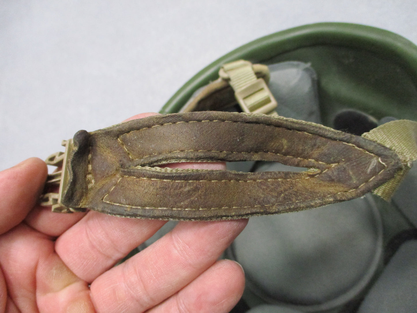 MADE WITH KEVLAR ADVANCED COMBAT HELMET ACH MICH ARMY 8470-01-506-6369 OD GREEN
