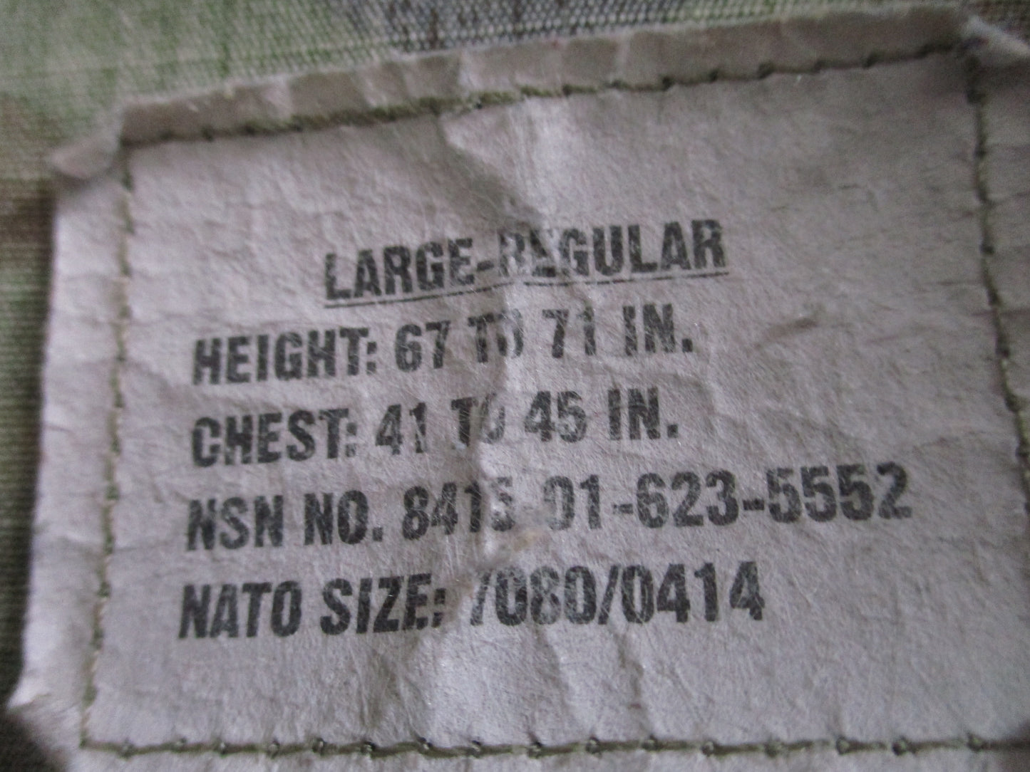 USGI OCP Scorpion ACU Combat Coat Shirt Blouse 50/50 Nylon Cotton Army USAF