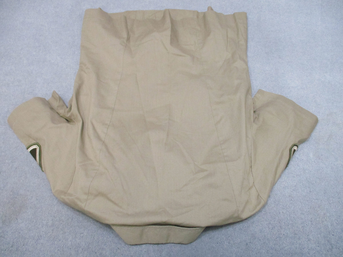 US Army AGSU Women's Short Sleeve Overblouse 12R Tan 566 PFC Dress Shirt