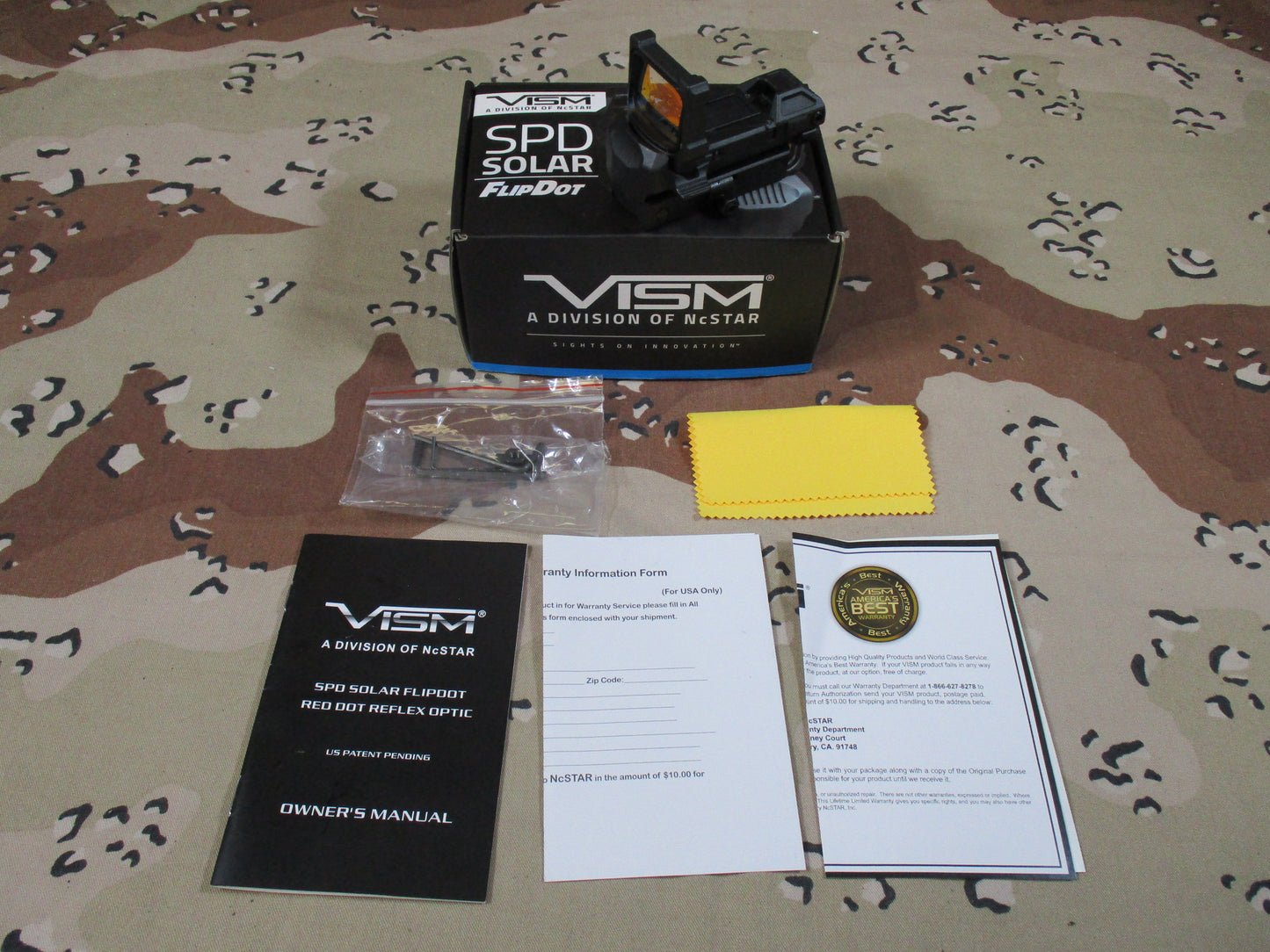 vism red dot flip dot ncstar picatinny rail optic solar powered