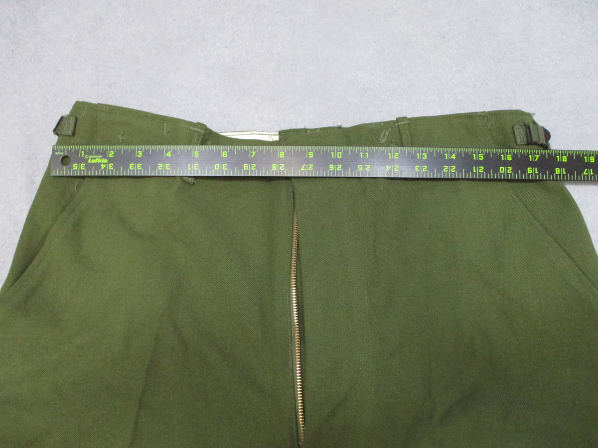 Vintage USGI M-1951 Wool Field Trousers Medium Regular OD Green Pants NOS