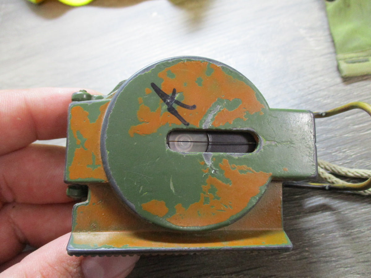 Cammenga USGI Military Lensatic Compass w/ Pouch Lanyard Working Paint Wear