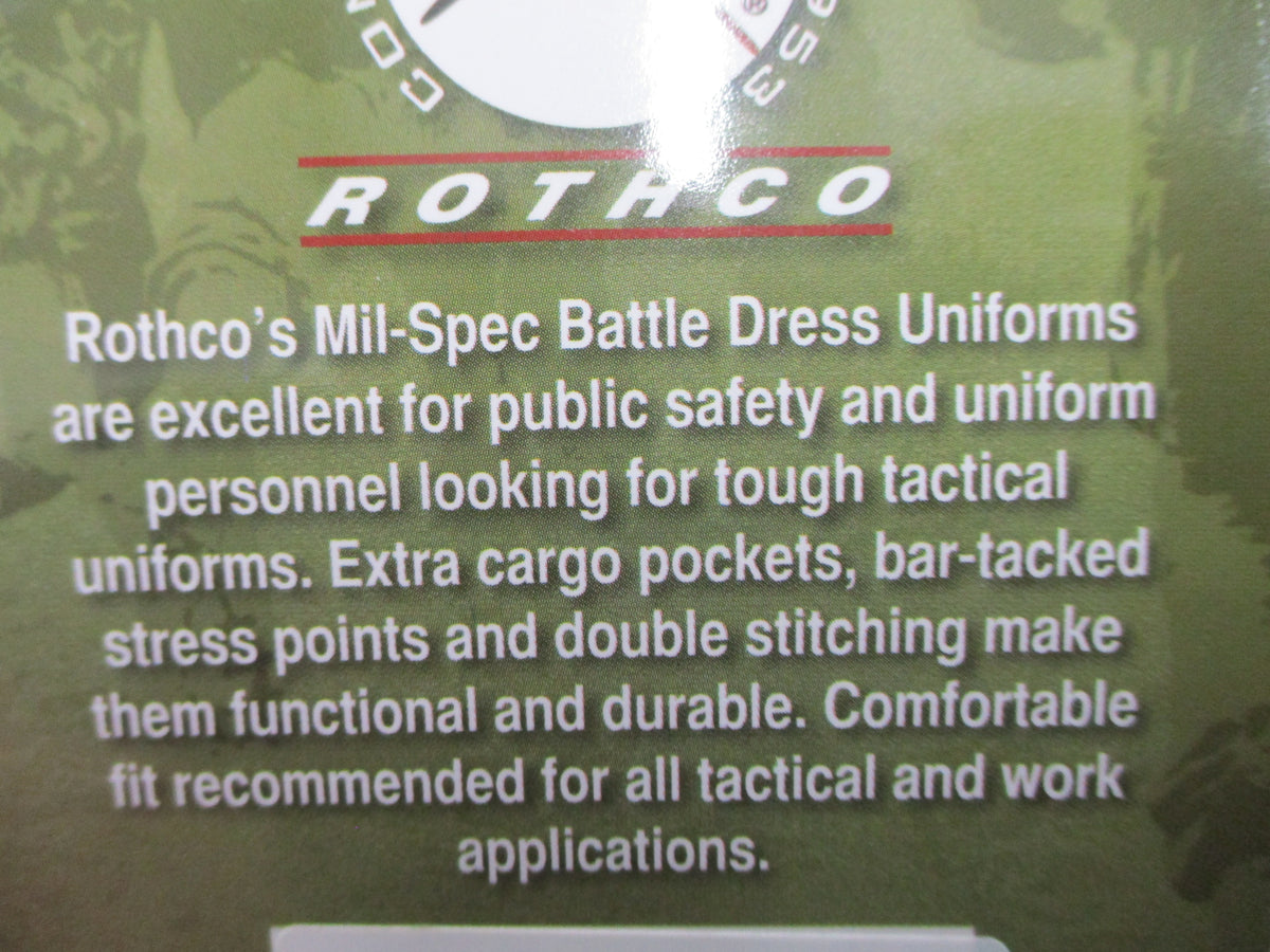 Rothco 7838 Olive Drab BDU Cargo Pants Trousers Fatigues Tactical Work NWT