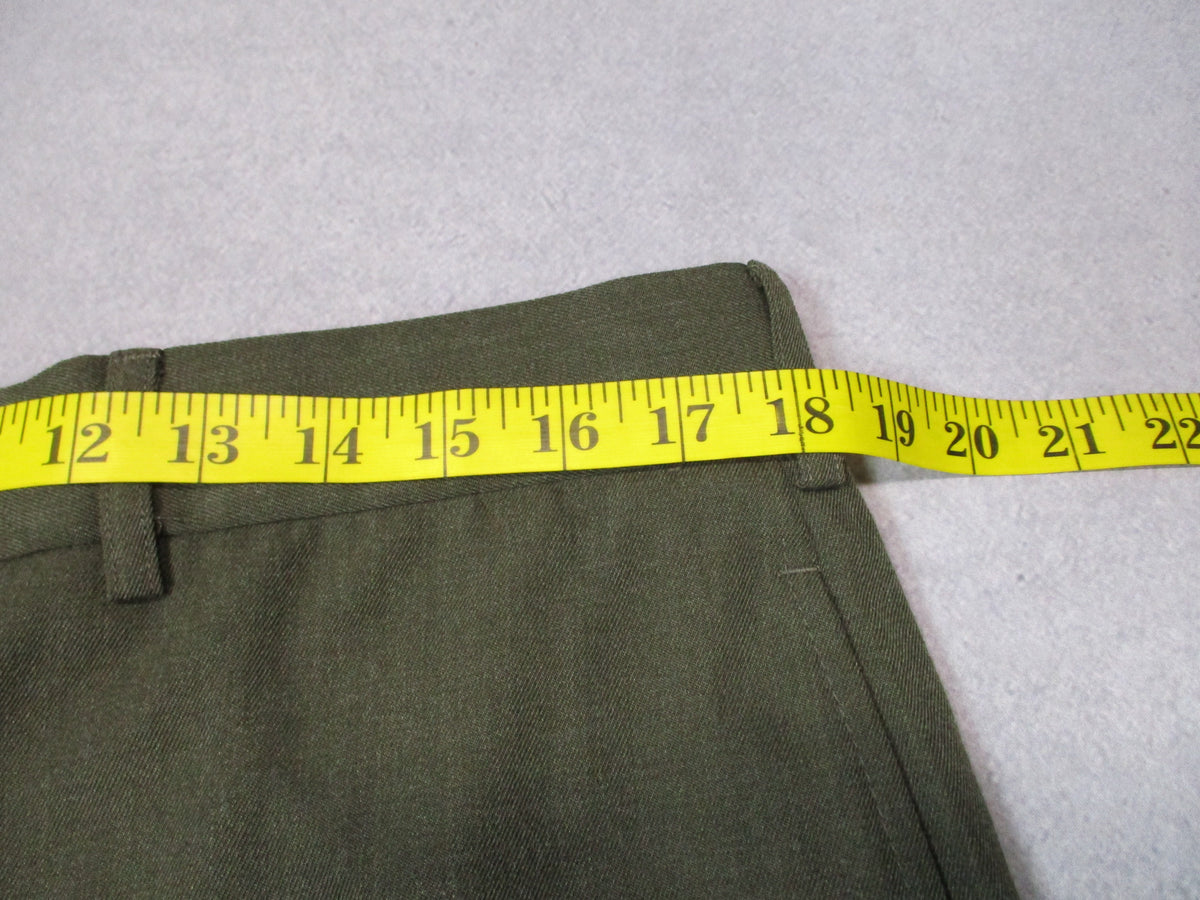 USMC Marine green service dress pants by Bremen-Bowdon, poly wool trousers in 38XL size