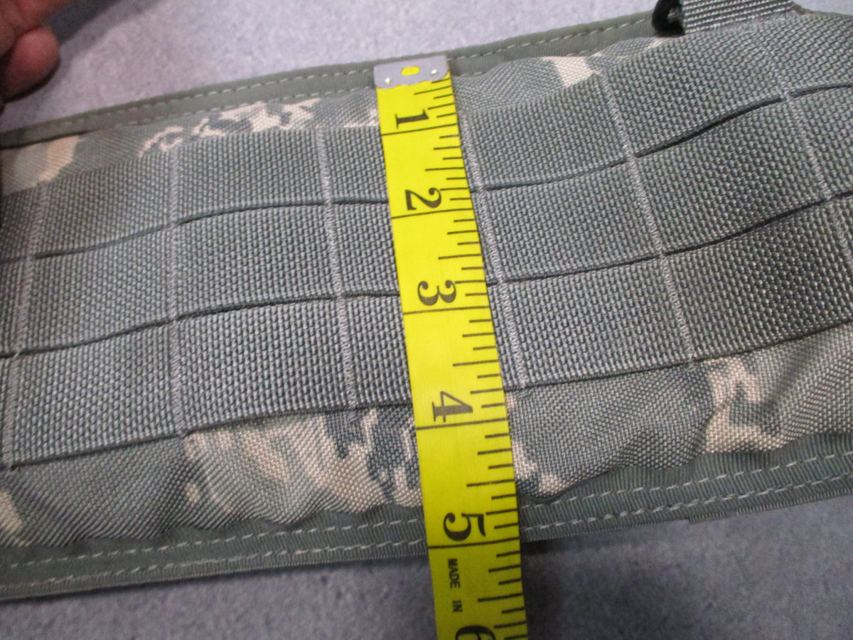 USAF ABU camo MOLLE padded battle belt set with large outer and medium inner duty belts