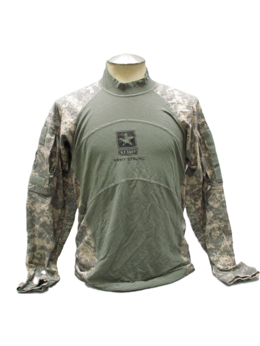 USGI Massif Army Combat Shirt Large UCP ACU Digital Camo Army Strong Logo GWOT