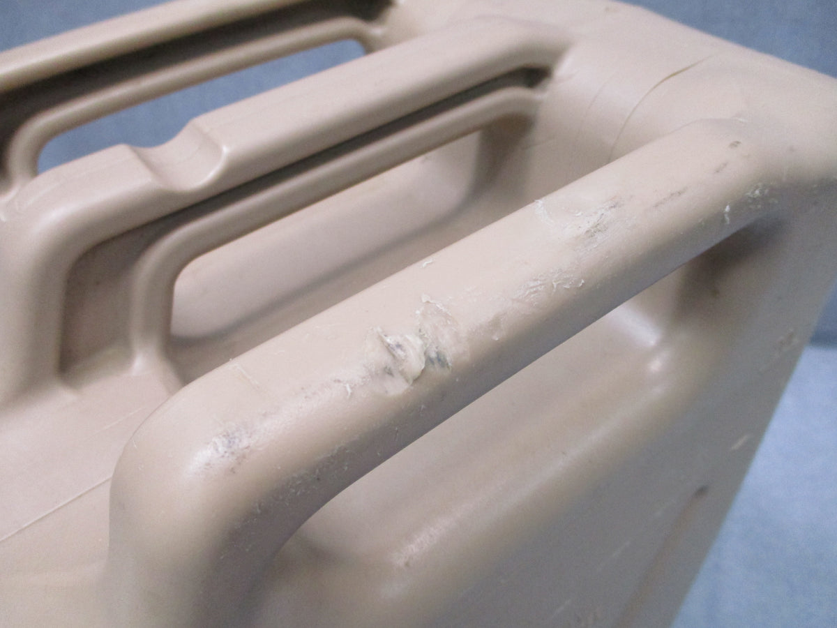 Desert Tan Military Fuel Can 5 Gallon Storage Container - Used 20L Capacity