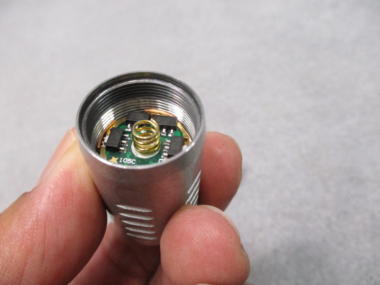 FocusWorks F2 Flashlight Aluminum 5000K Samsung LH351D FW-541 Pocket Clip