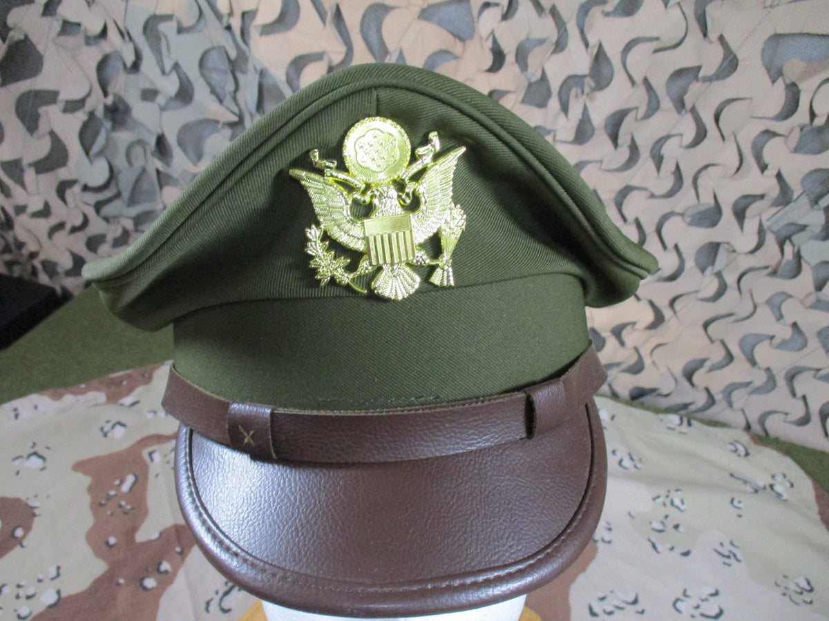 US Army AGSU Service Cap 7 3/8 Men's Company Grade Officer Eagle Dress Hat