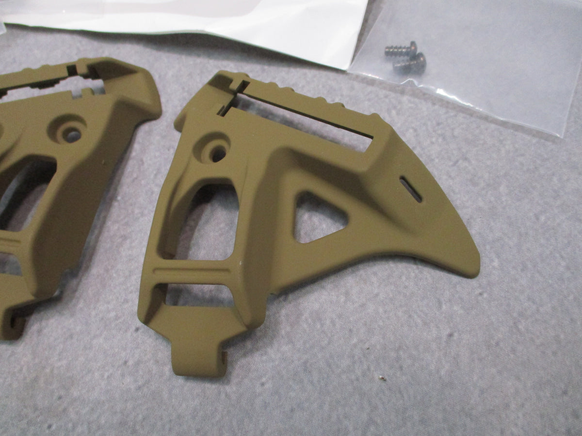 IHPS Helmet Accessory Rail Kit Coyote Brown Left Right Rails Spacers Screws