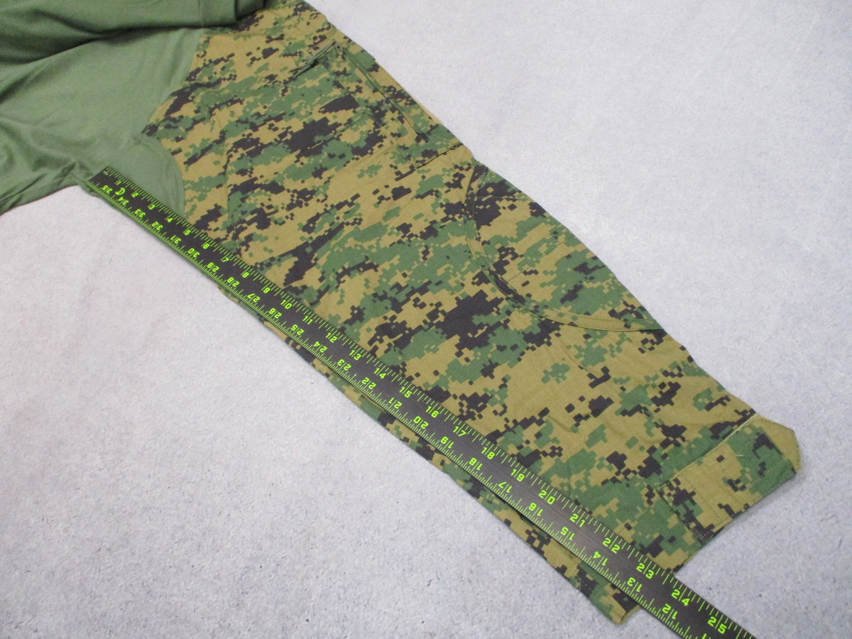Rothco XL Woodland Digital Camo Combat Shirt Long Sleeve NYCO Tactical