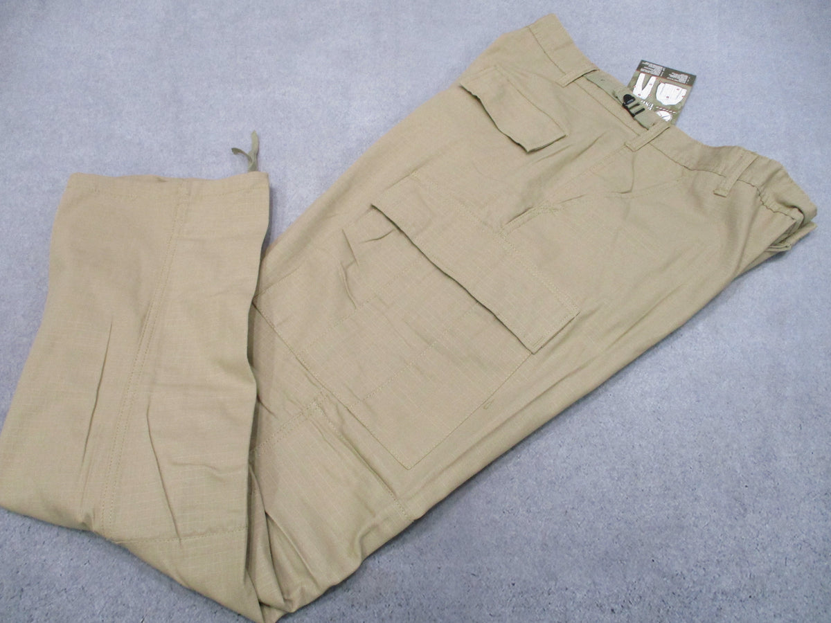 Rothco Khaki BDU Cargo Pants Tactical Work 100% Cotton Ripstop Trousers NWT