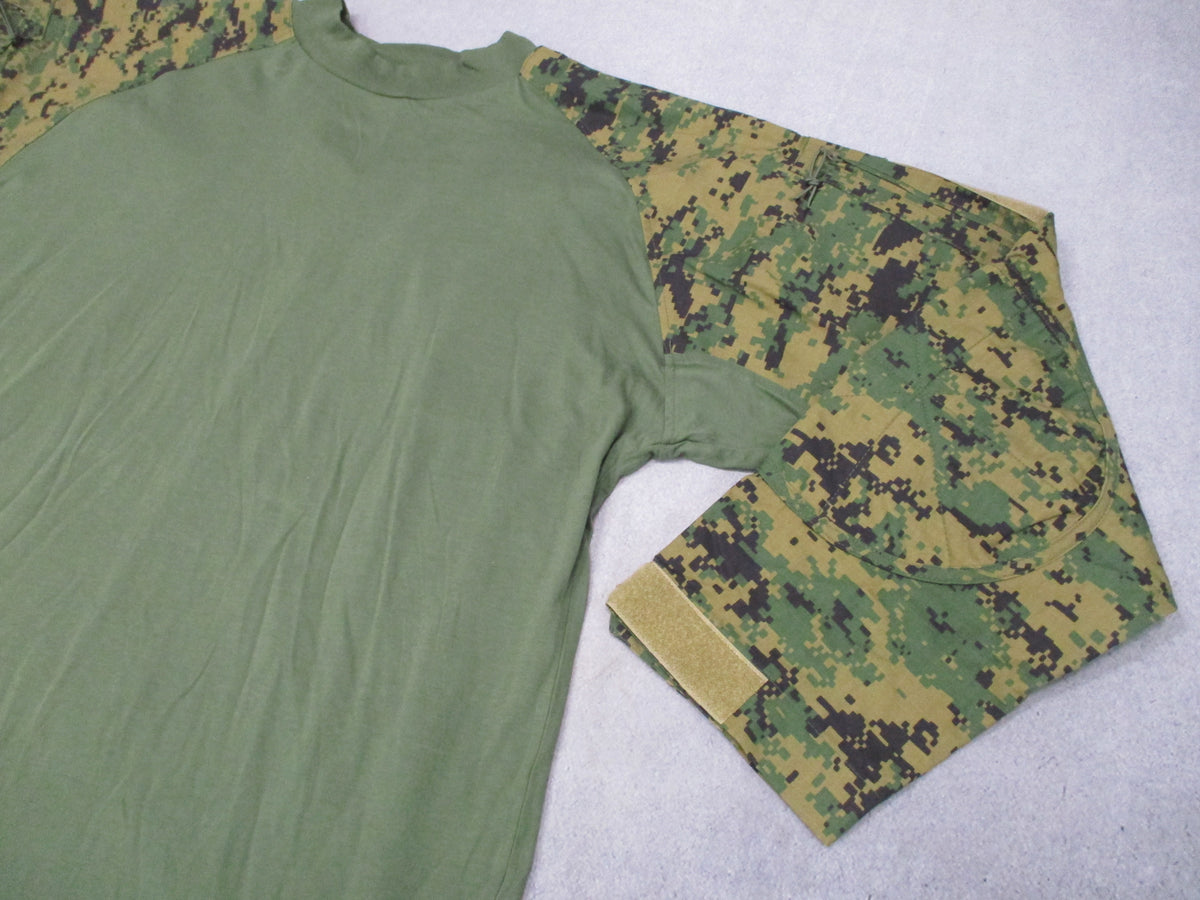 Rothco XL Woodland Digital Camo Combat Shirt Long Sleeve NYCO Tactical