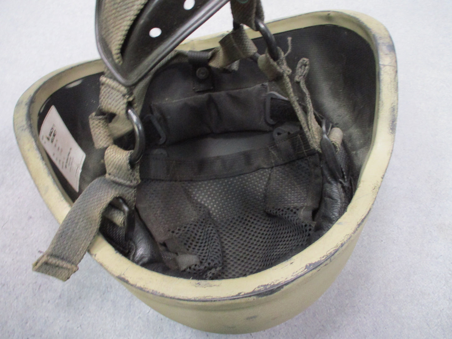 RBR Mach 1 ACH MICH Style Ballistic Helmet Large Tan Used Surplus