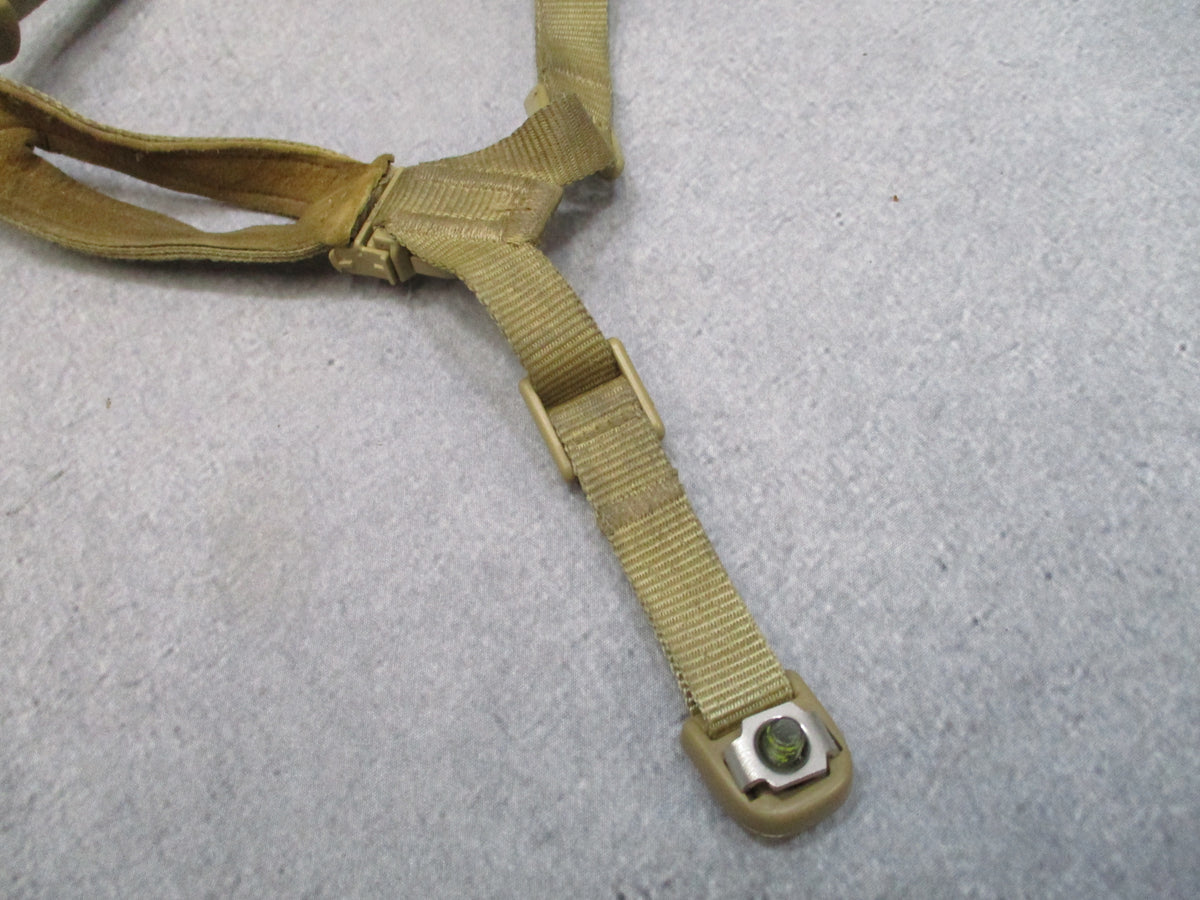 USGI ACH Improved H-Nape Helmet Chin Strap S-XL Tan Lions Services Retention