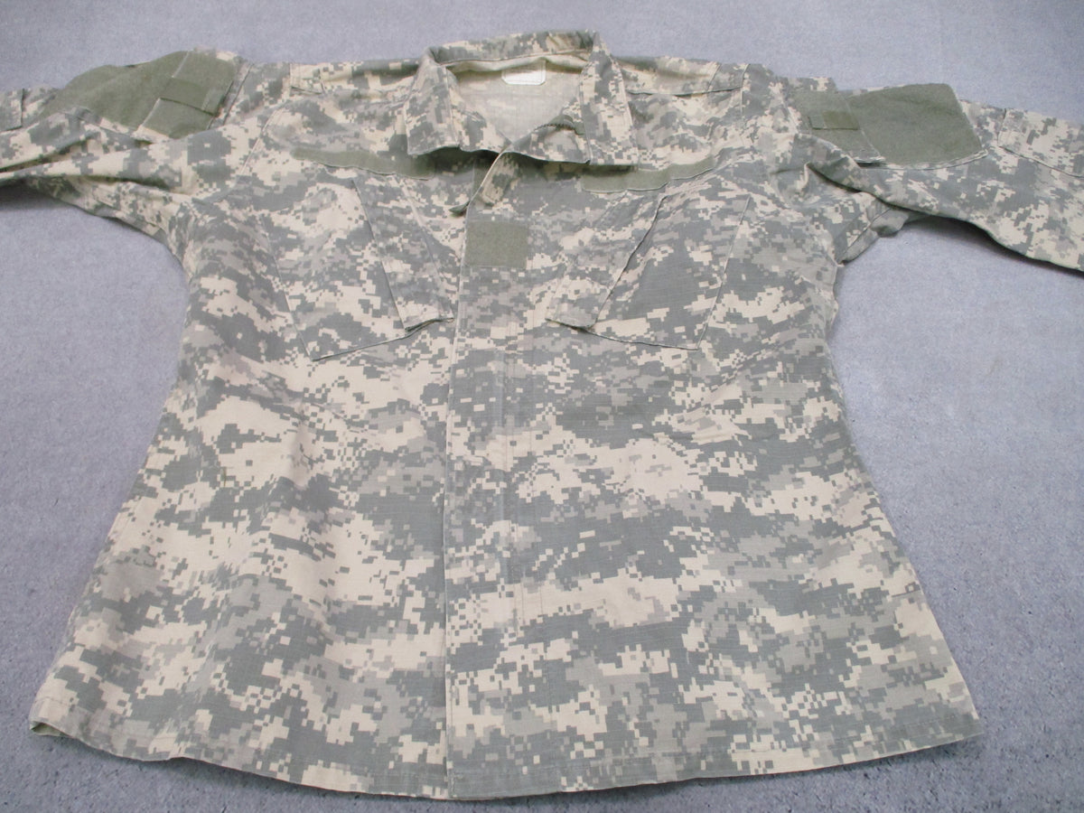 USGI ACU UCP Digital Camo Army Combat Coat Shirt 50/50 Nylon Cotton Surplus