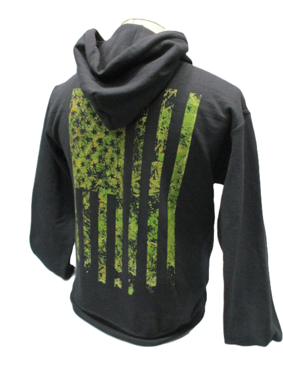 Grunt Style GS1824 Black Camo Flag Men's Hoodie Pullover Sweatshirt New NOS