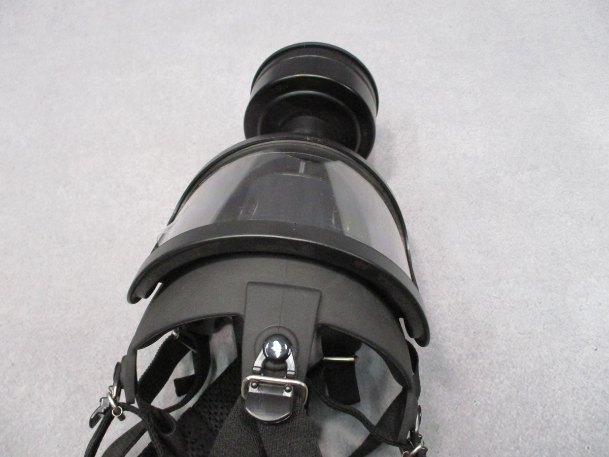 Full Face Gas Mask Respirator 40mm NATO Filter 5-Point Harness Bag Open Box