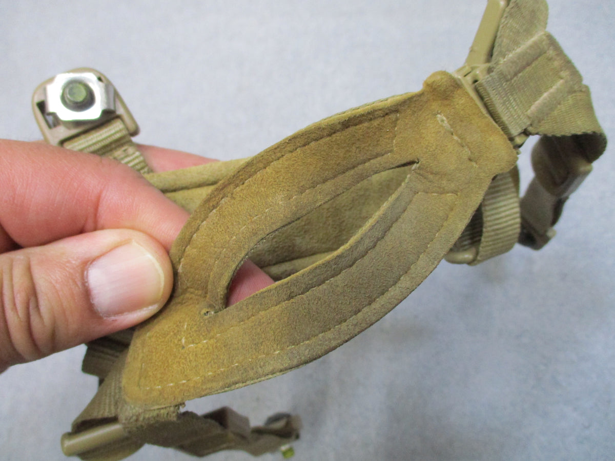 USGI ACH Improved H-Nape Helmet Chin Strap S-XL Tan Lions Services Retention