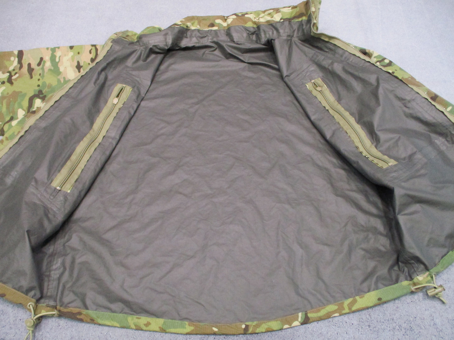 US Army ECWCS Gen III Level 6 Wet Weather Rain Jacket Multicam Pattern NO TAG