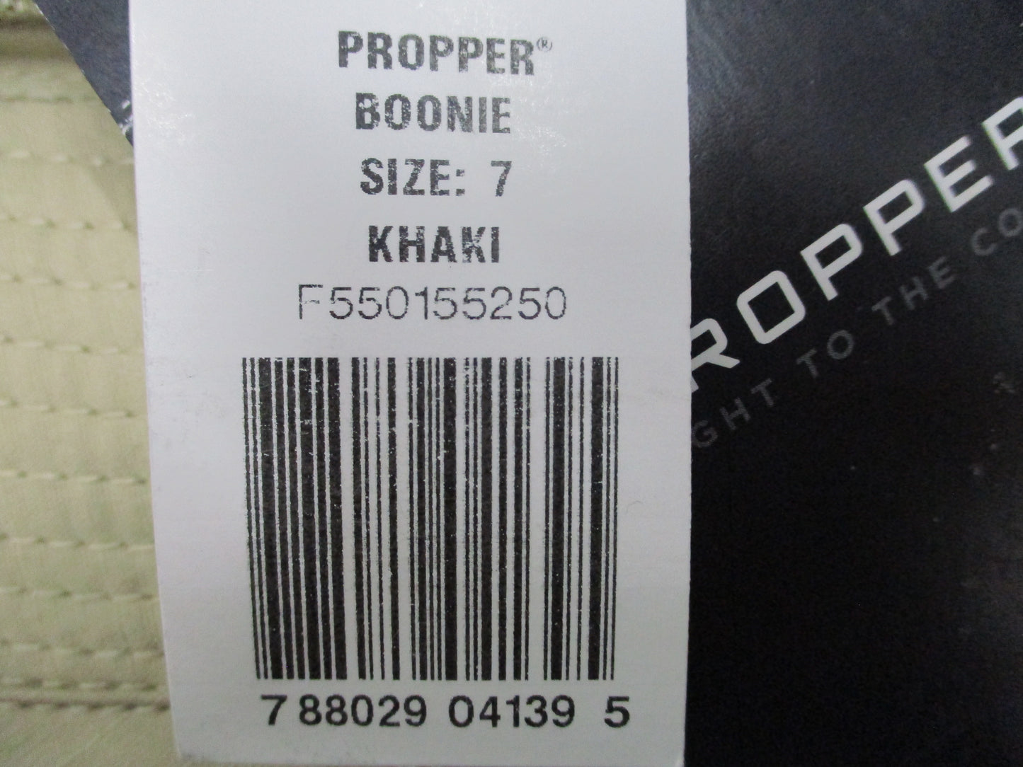 Propper Khaki Boonie Hat 100% Cotton Ripstop Military Sun Hat NWT 7-7 3/4