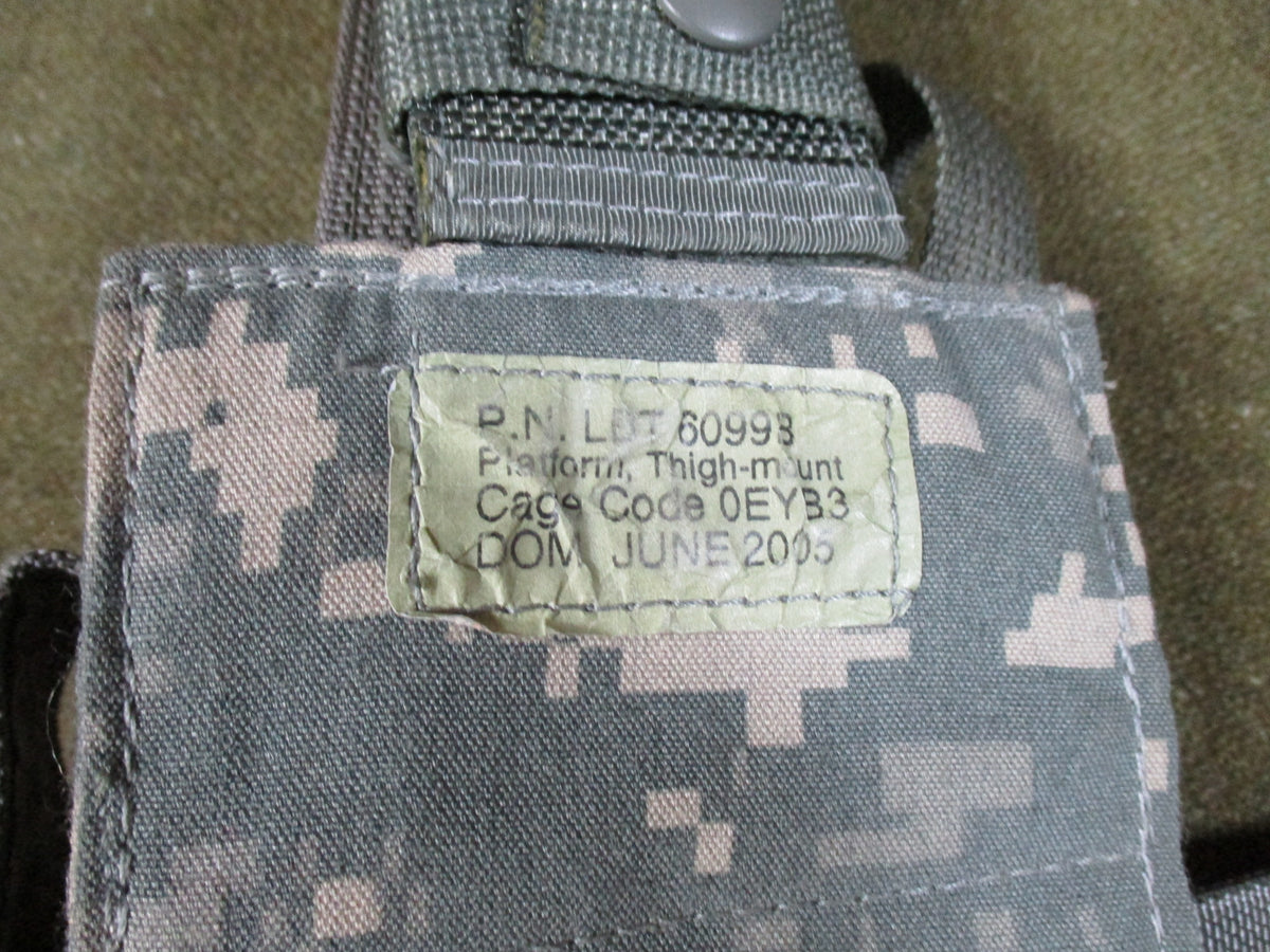 London Bridge Trading LBT UCP ACU Drop Leg Holster MOLLE Thigh Panel Tactical