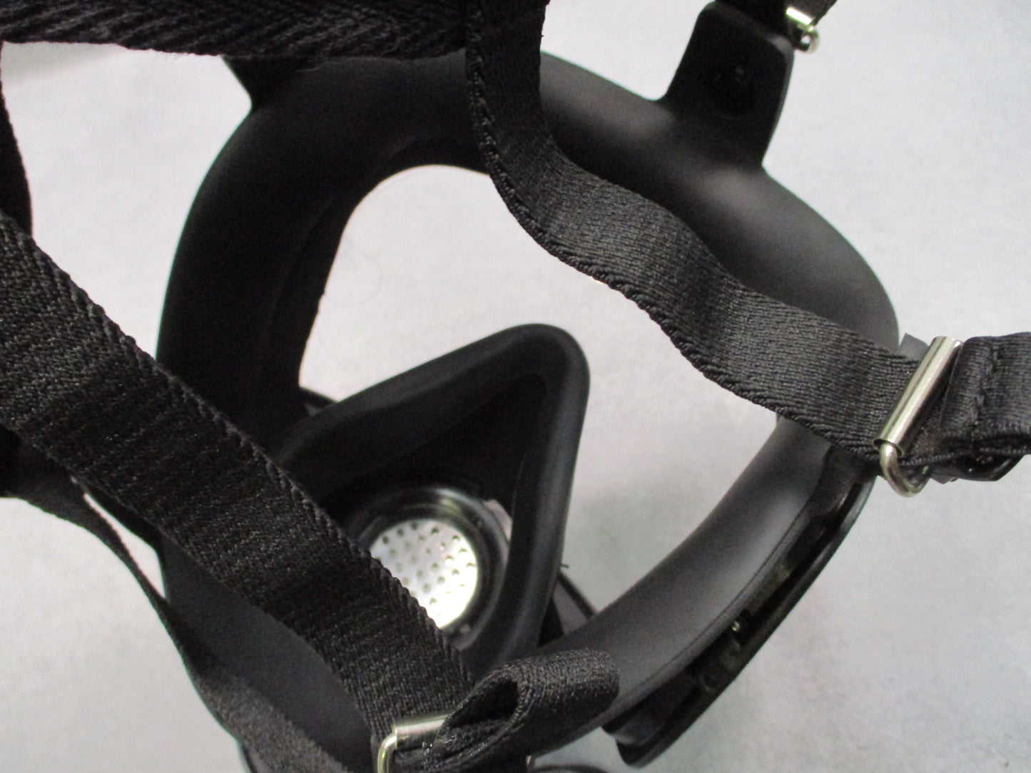 Full Face Gas Mask Respirator 40mm NATO Filter 5-Point Harness Bag Open Box