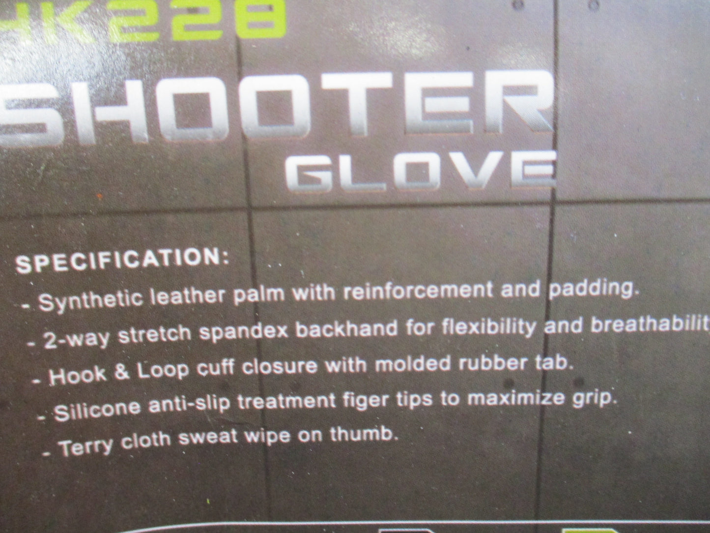 Condor HK228 Shooter Gloves Black Padded Tactical Military Choose Size 9 10 11