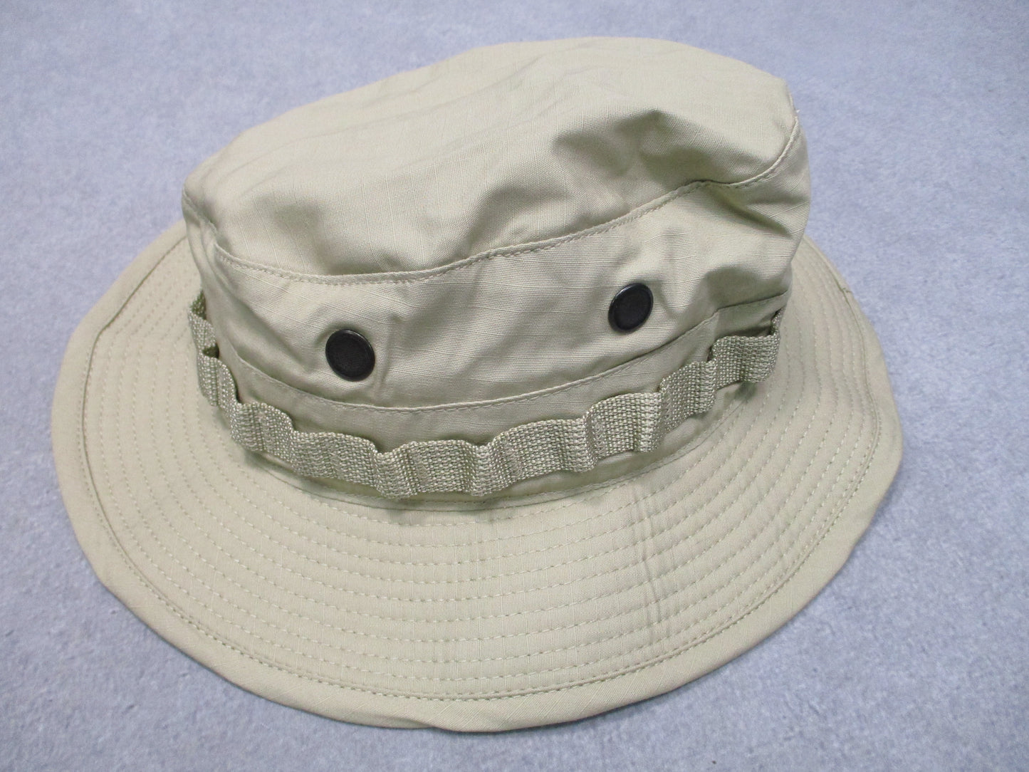 Propper Khaki Boonie Hat 100% Cotton Ripstop Military Sun Hat NWT 7-7 3/4