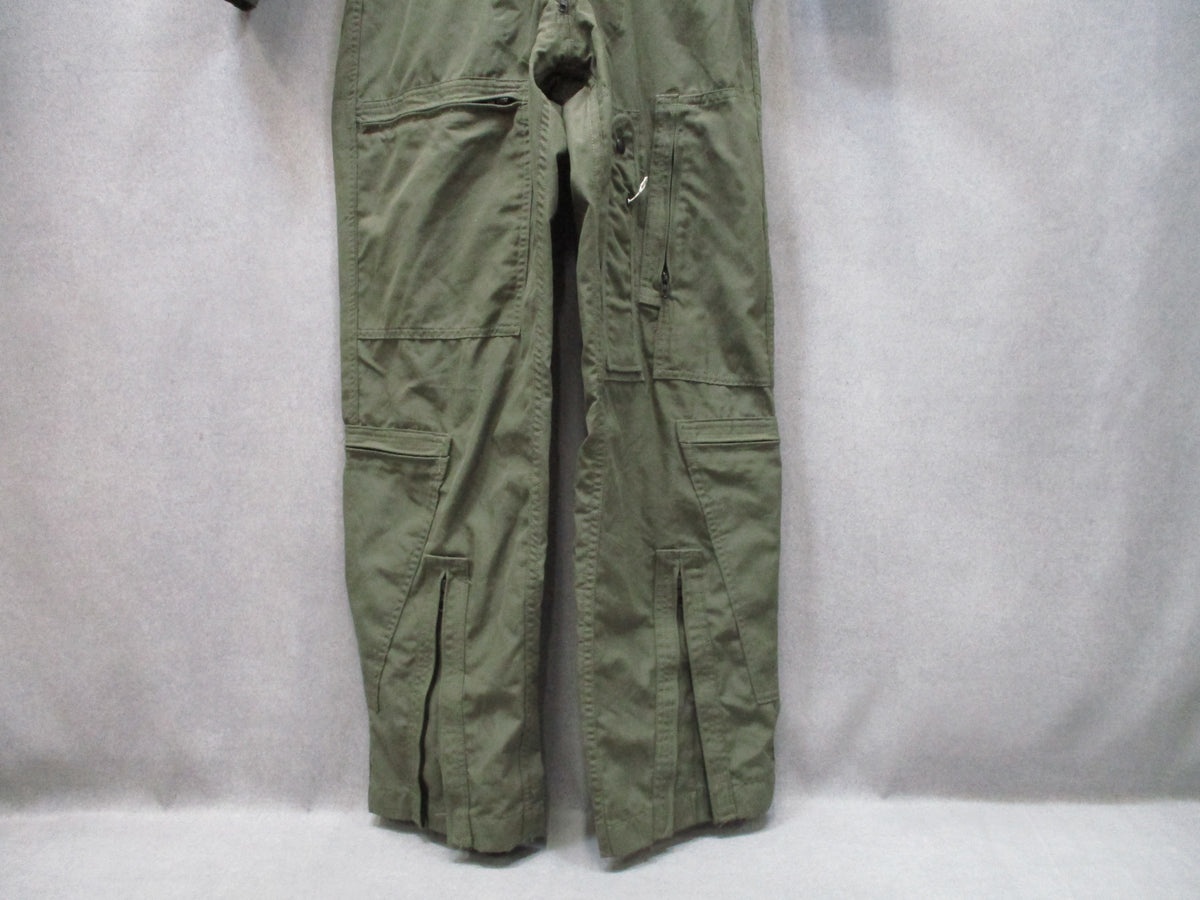 USGI Carter CWU-27/P Flight Suit 32R Sage Green Aramid Flyers Coveralls New