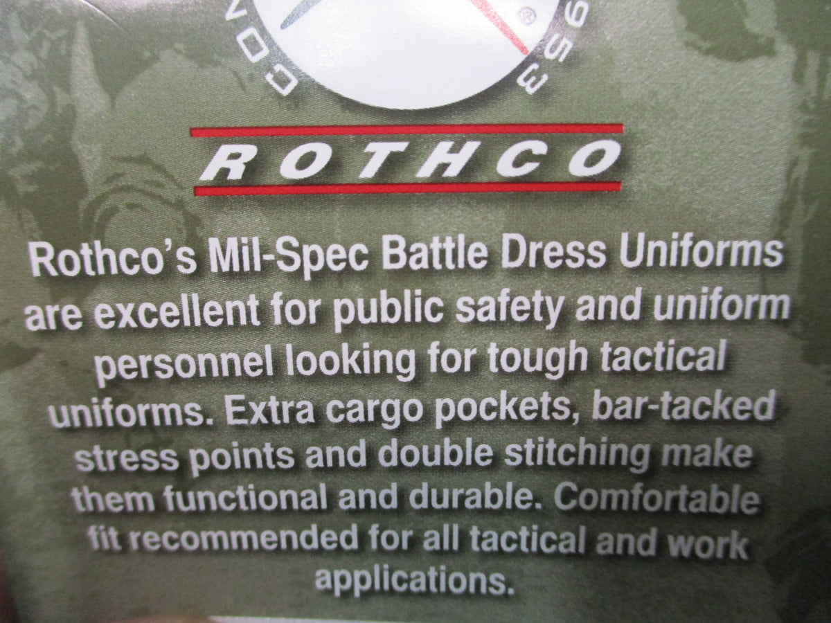 Rothco Khaki BDU Cargo Pants Tactical Trousers Military Fatigues 55/45 NWT