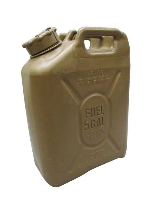 Scepter Military Surplus Brown Utility Can Empty W/ Rubber Gasket Vent Tube