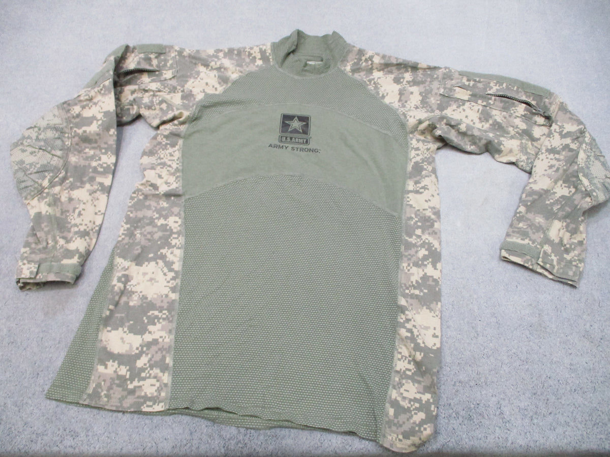 USGI Massif Army Combat Shirt Large UCP ACU Digital Camo Army Strong Logo GWOT