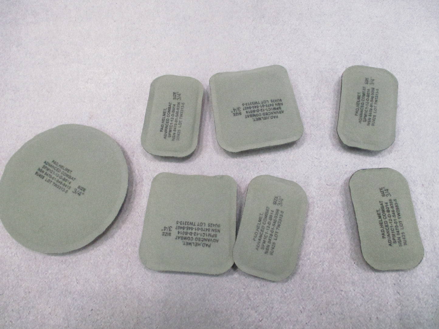 MADE WITH KEVLAR ADVANCED COMBAT HELMET ACH MICH ARMY 8470-01-506-6369 OD GREEN