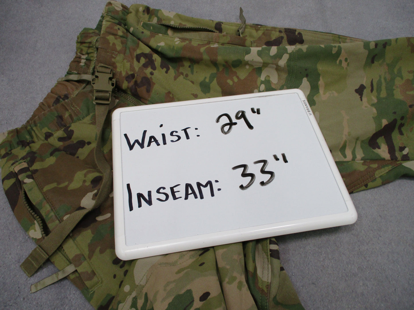 Army IWOL Pants Scorpion OCP Flame Resistant Trouser Small Long 8415-01-645-0121