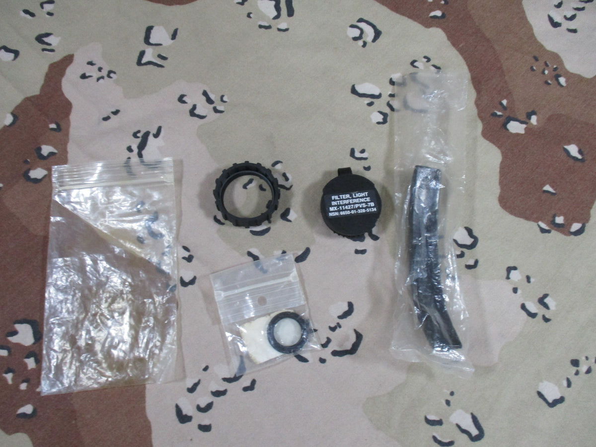 PVS-7 Night Vision Accessory Lot LIF Filter Demist Shield Sacrificial Lens Pad