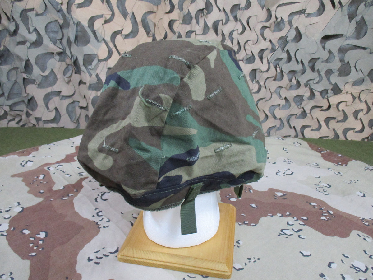 USGI PASGT Helmet Cover M81 Woodland Camo Medium Large Army Surplus