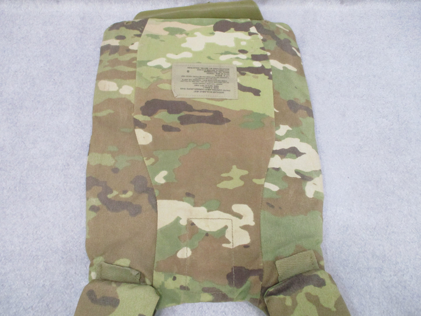 MODULAR SCALABLE VEST CONCEALABLE CARRIER XSMALL w Soft Armor OCP Scorpion