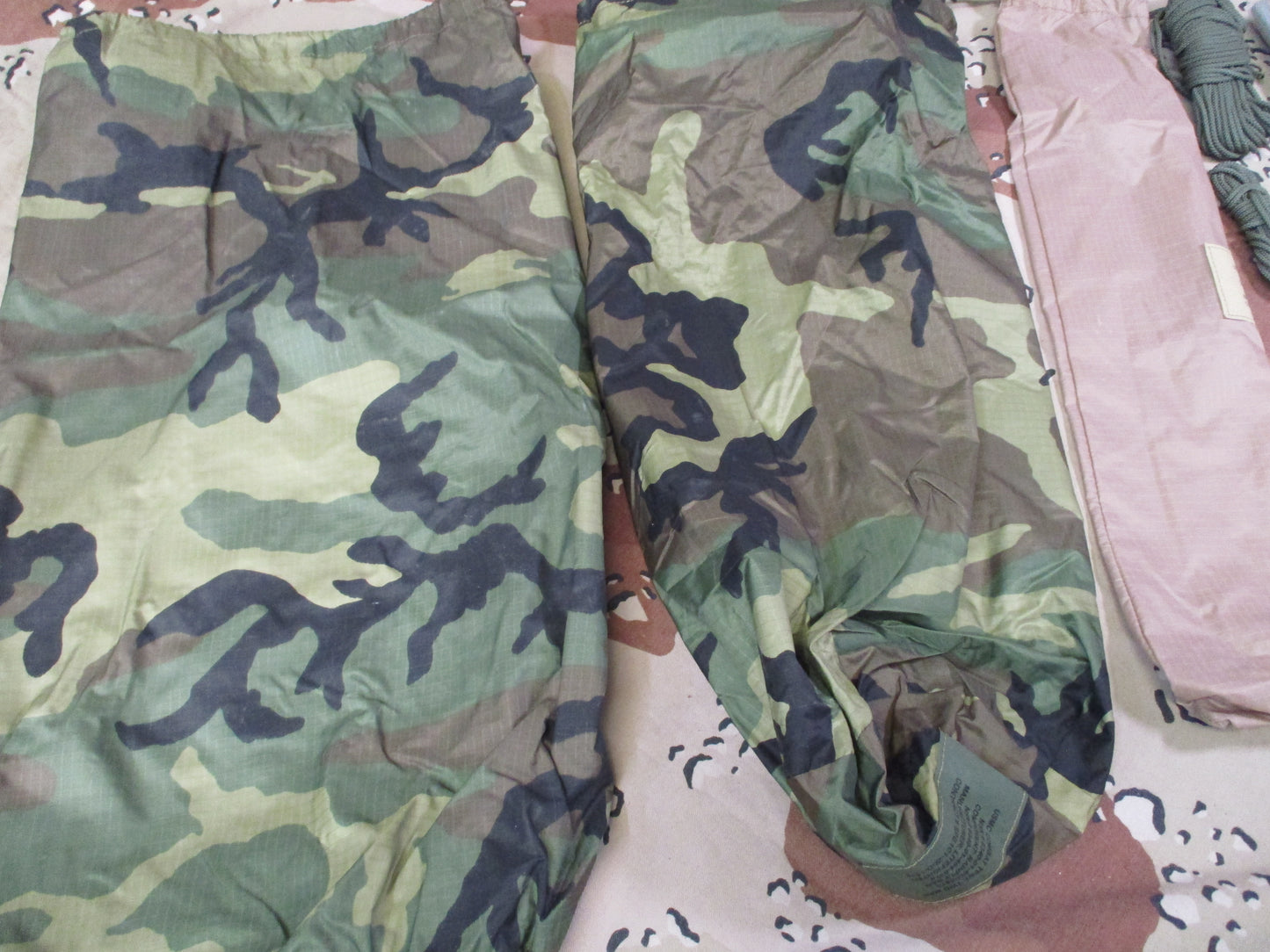 USMC LiteFighter 2 Man Combat Tent Woodland Tan Complete NSN 8340-01-452-5919