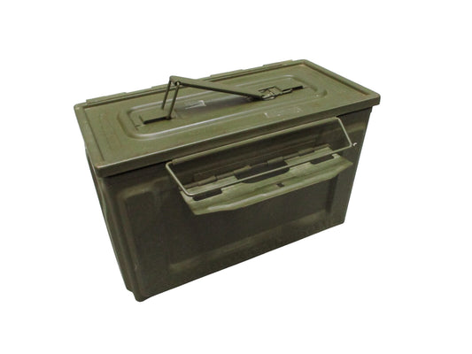 Used M2A1 .50 Caliber Ammo Can Belmont US Military Steel Storage Box w/ Handle