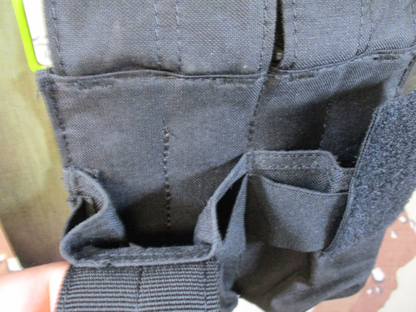 5.11 Tactical Stacked Double Mag Pouch w/Cover – Black – SlickStick – Holds 4