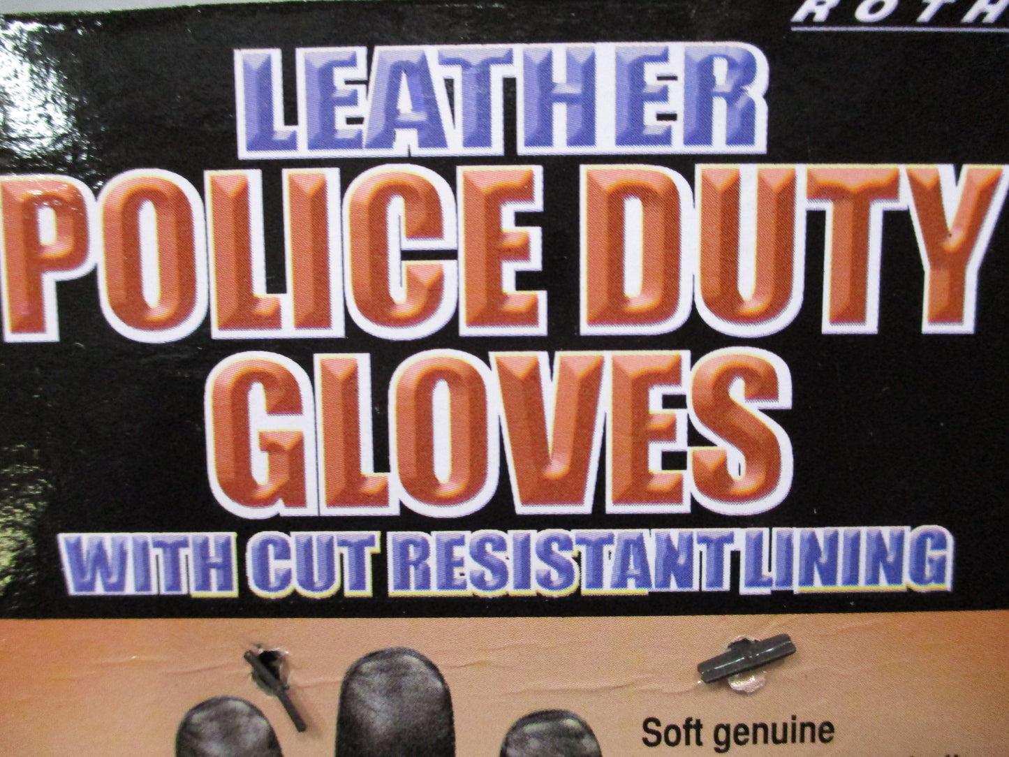 Rothco 3452 Police Duty Gloves Cut Resistant Aramid Security Law Enforcement