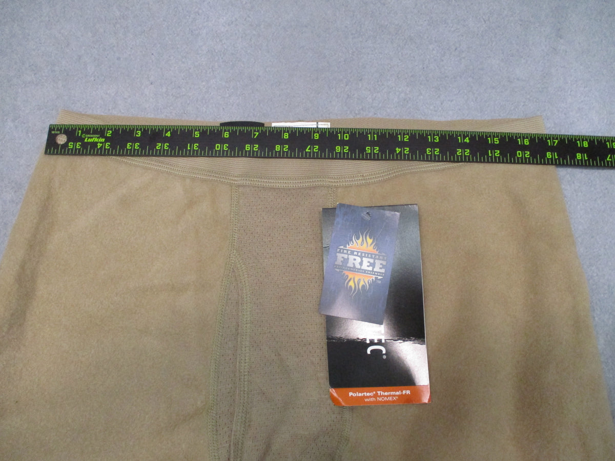 USGI Polartec Thermal FR Drawers Medium Regular Tan NSN 8415-01-588-0261 NOS