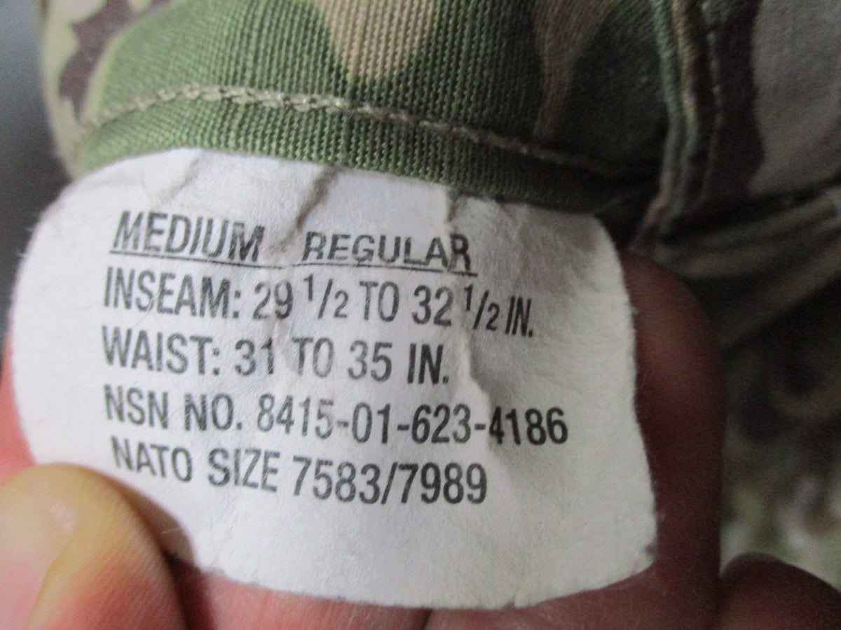 USGI OCP Scorpion W2 ACU Combat Trousers 50/50 NYCO Army Air Force Used Pants