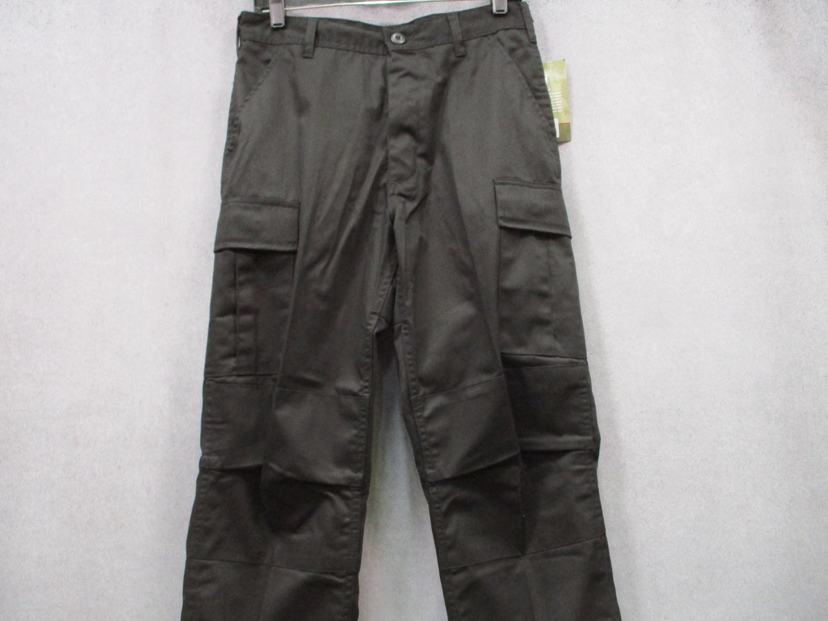 Rothco Black BDU Tactical Cargo Pants Military Fatigue Trousers NWT 55/45