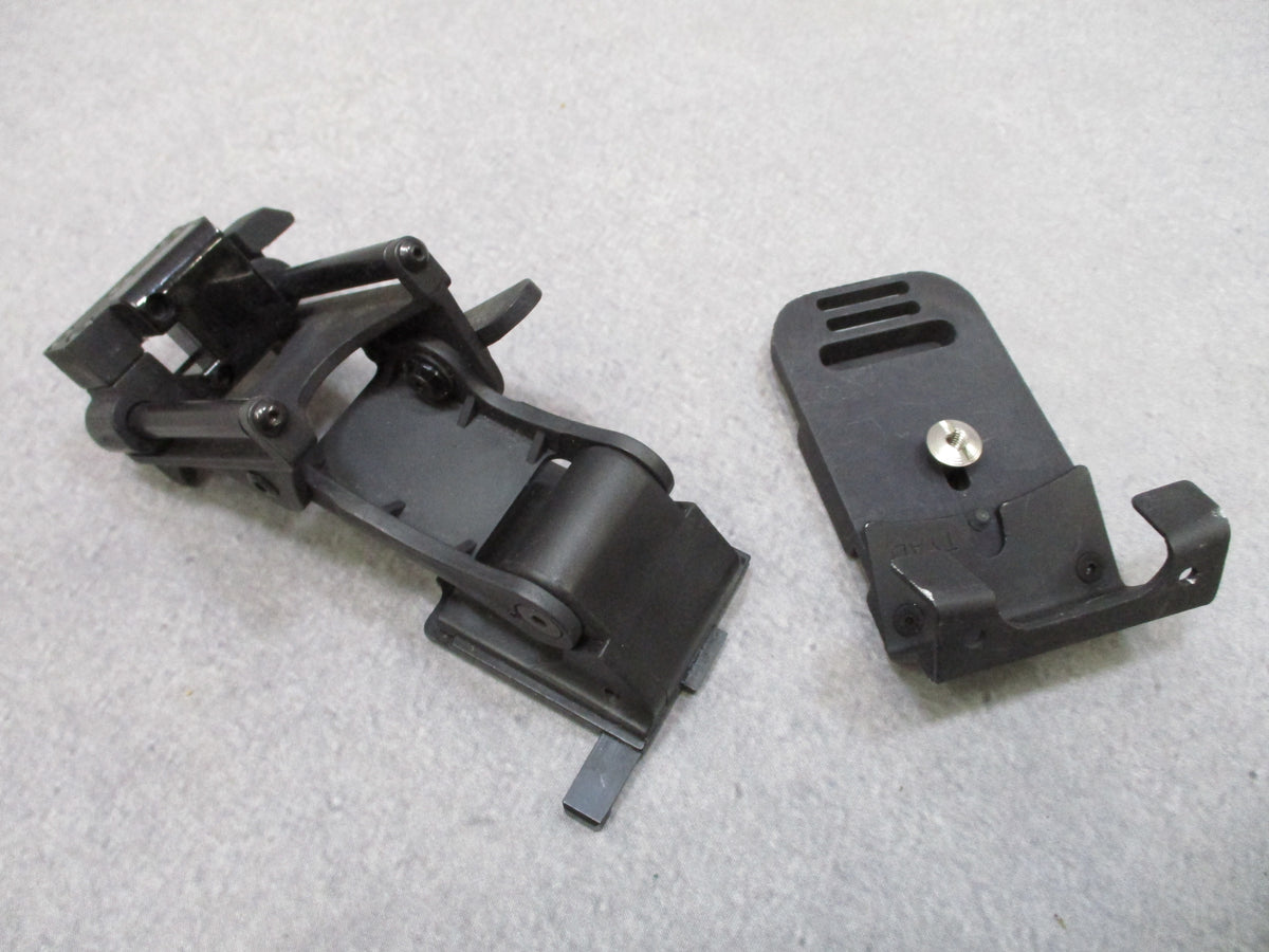 Norotos Rhino NVG Helmet Mount with 1-Hole ACH Base Plate Black USGI A3256368